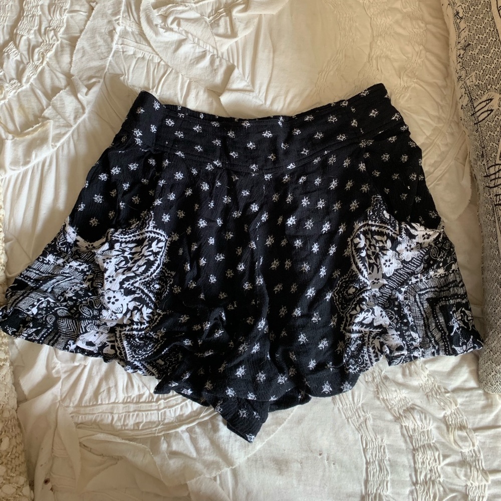 Free People Flowy Floral Shorts